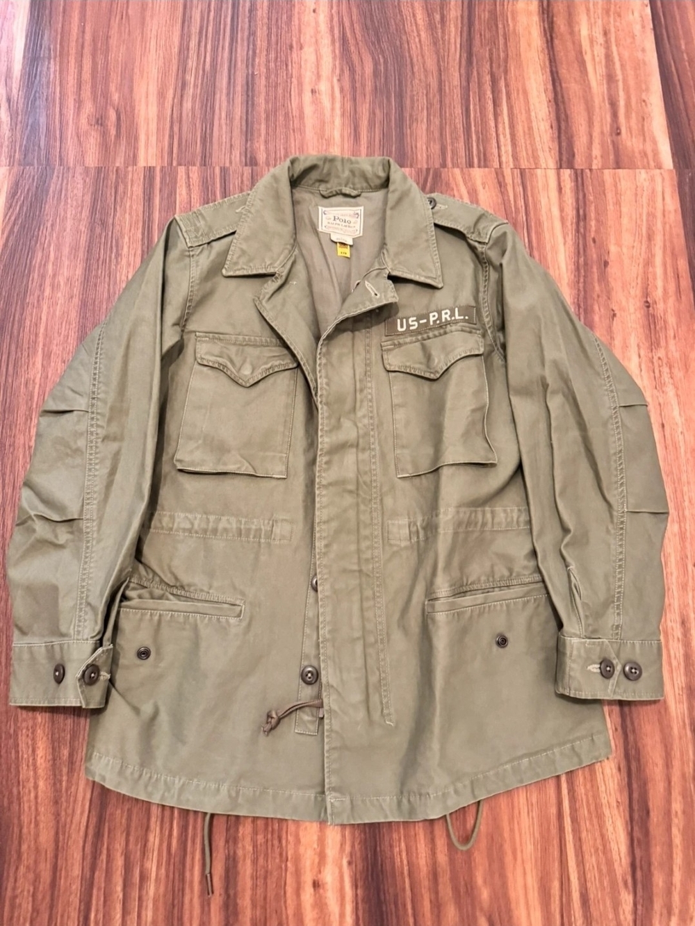 Ralph Lauren Olive Green Military Field Jacket